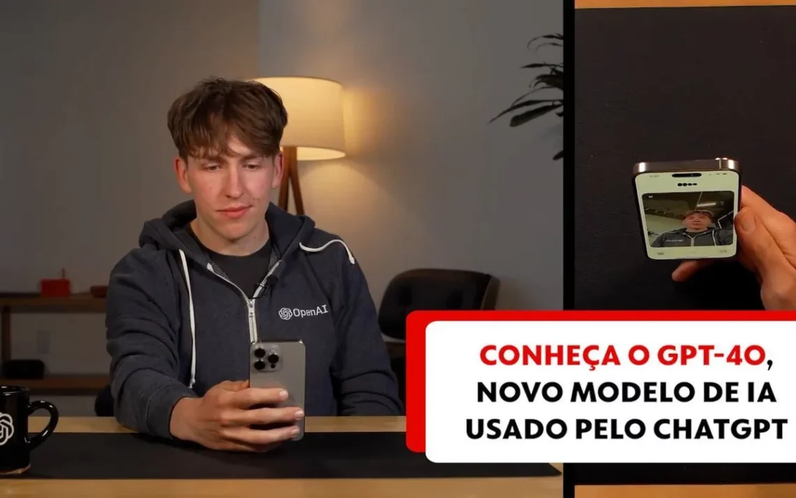 Modelo inteligente, IA nova versão, Inteligência de processamento de linguagem atualizada.;