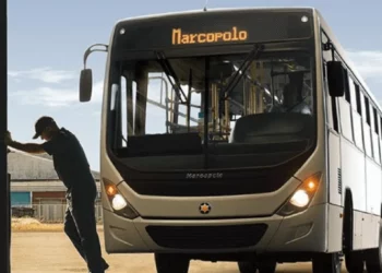 fabricante, gaúcha, empresa, de ônibus;